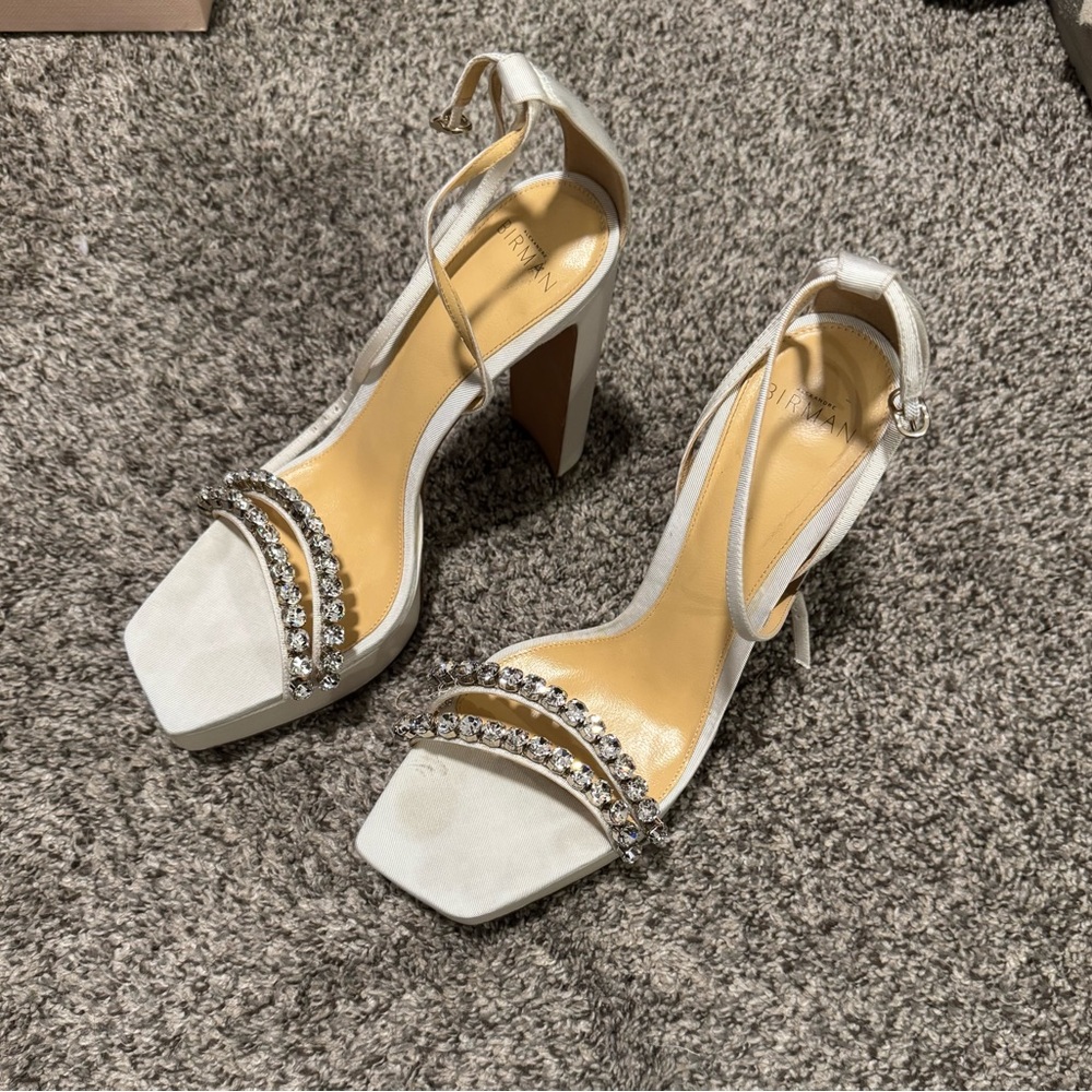 Alexandre Birman White Platform Sandals - image 4